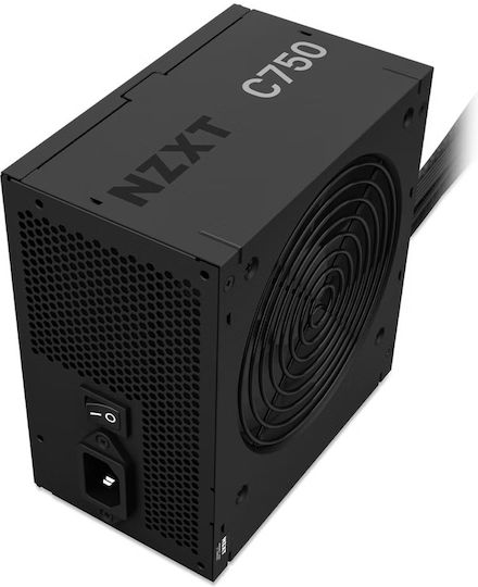 NZXT C750 750W Μαύρο Τροφοδοτικό Υπολογιστή Full Wired 80 Plus Bronze