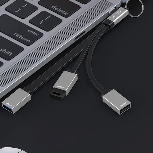 Earldom Hub 3 Θυρών USB 2.0 με σύνδεση USB-A