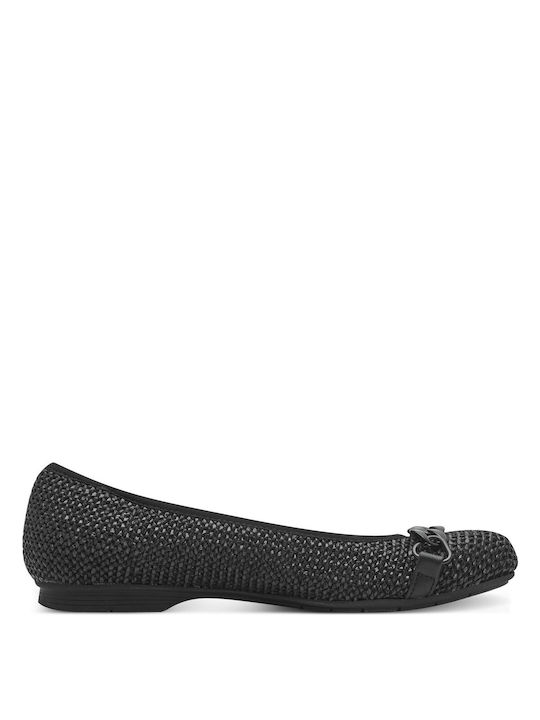 Jana Anatomic Ballerinas Black