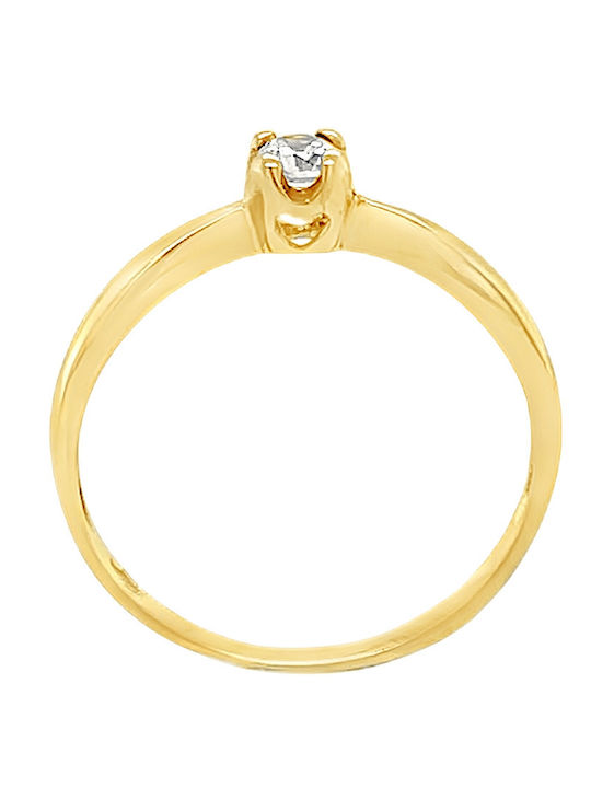 Xryseio Единичен камък от Злато 14K