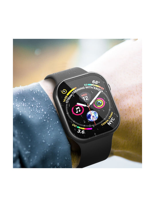 Πλαστική Θήκη με Τζαμάκι σε Γκρι χρώμα για Apple Watch Series 10 46mm Πλαστική Θήκη με Τζαμάκι σε Γκρι χρώμα για Apple Watch Series 10 46mm