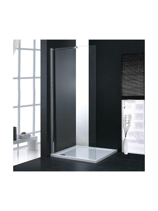 Devon Iwis Walk-in Διαχωριστικό Ντουζιέρας 87-89x185cm Clean Glass Chrome