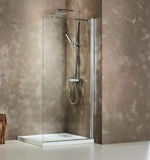 Devon Iwis Walk-in Разделител На Душ 87-89x185см Почистване На Стъклото Chrome