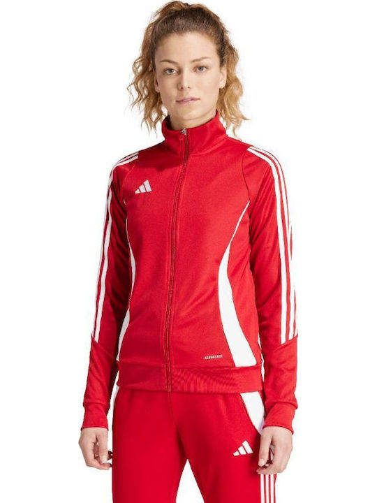 Women's Sweatshirt Jacket Red