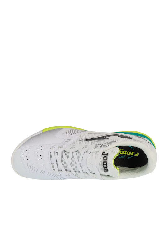 Joma Liga 5 Pantofi de Fotbal de futsal Albe