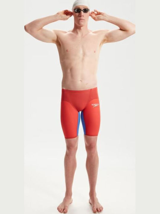 Speedo Lzr Pure Valor 2.0 15862H673 Мъжки Състезателен Заглушител Бански за плуване Червен
