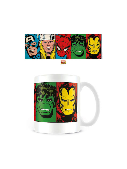 Pyramid International Marvel Comics Faces Ceramic Cup Multicolour