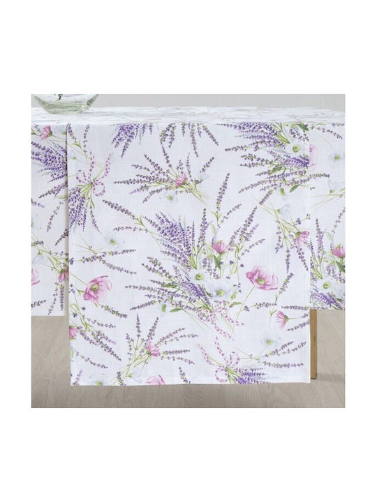 Dimeco Platzdeckchen Stoff Weiß 35x50cm 1Stück