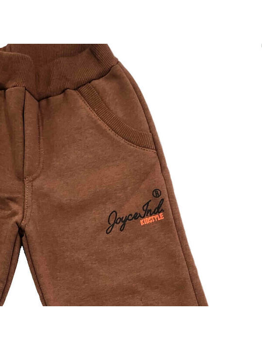 Kids Sweatpants Brown Boys