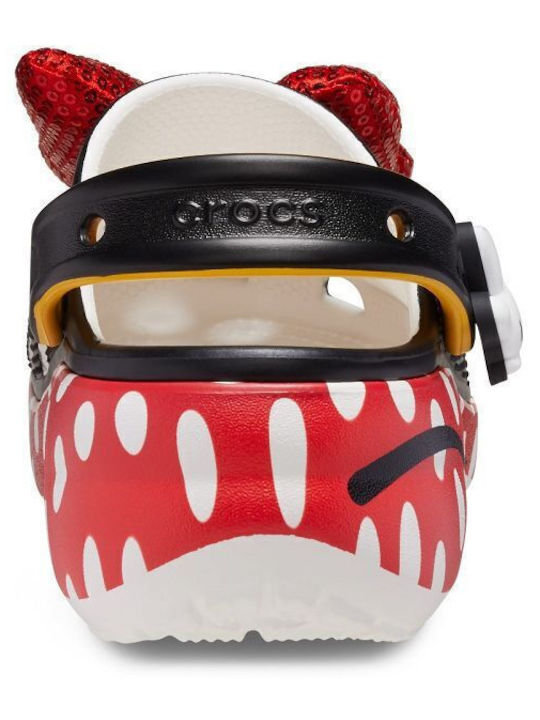 Crocs Minnie Mouse Γυναικεία Σαμπό Μαύρα