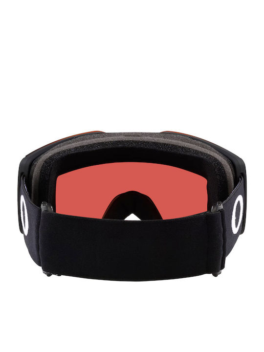 Oakley Fall Line M Masca Ski Si Snowboard Adulți Neagră Cu Lentilă Polarized În Culoare Neagră