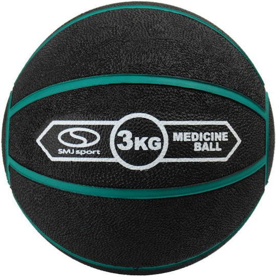 Vinex Linea Топка Медицина 3кг в Черен Цвят
