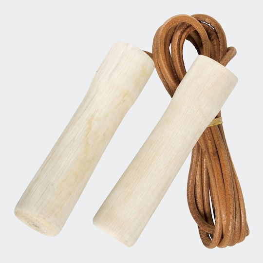 AMILA Leather Jump Rope Brown