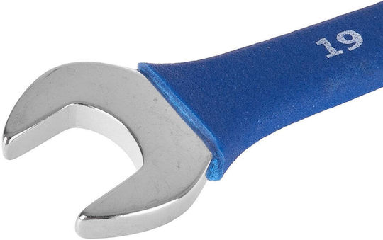 Set 12 Fixed Ring Combination Wrenches Anti-slip Rubber Handle Grip 6-32mm