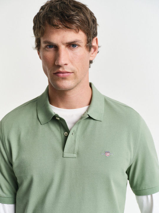 Polo Short Sleeve Blouse Kalamata Green