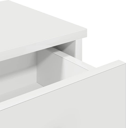 Wall Shelf White 100x37.5x19cm