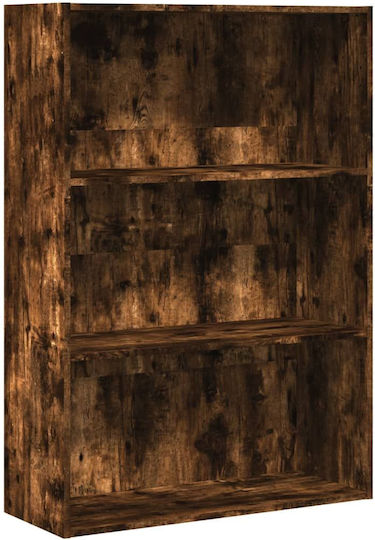 Bücherschrank Rauchige Eiche 80x30x114cm