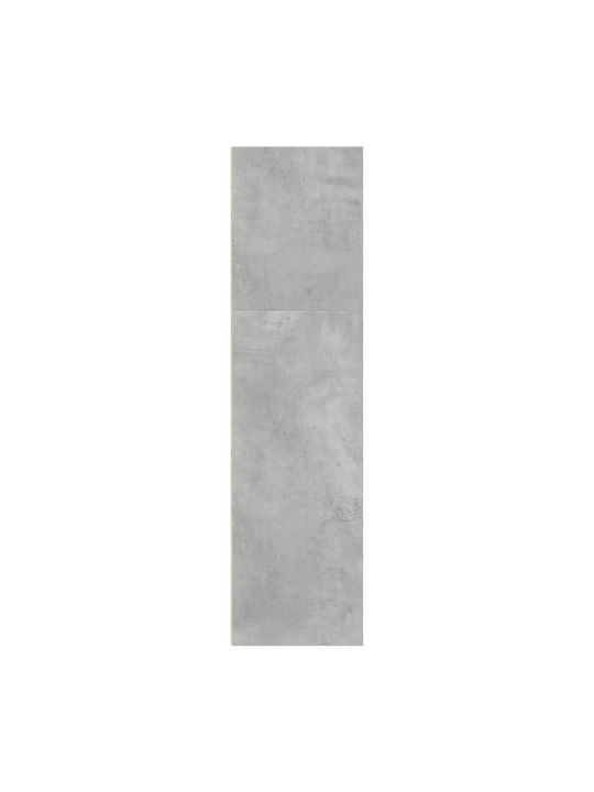 Βιβλιοθήκη Γκρι Σκυροδέματος 40x30x114εκ.