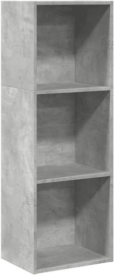 Bibliothek Grau Beton 40x30x114cm