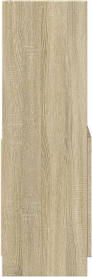Ντουλάπι Σαλονιού από Μοριοσανίδα Sonoma Δρυς 63x33x100cm