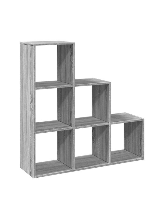 Bookcase Grey 99x29x99cm