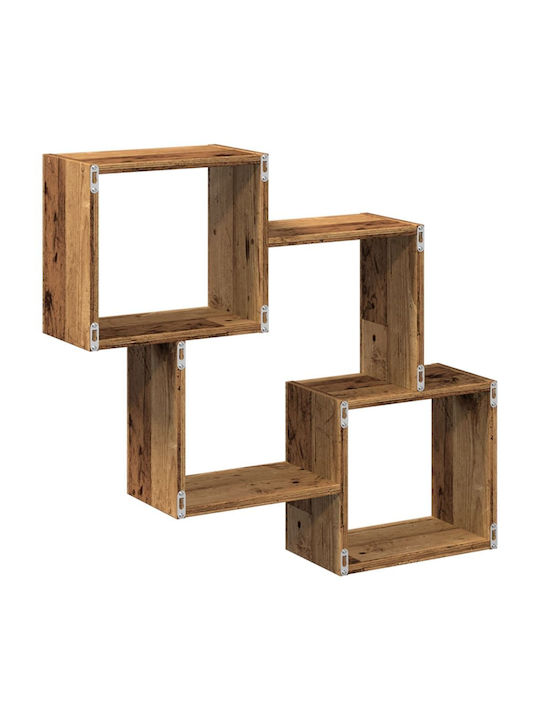 Shelf Wall Coffee 78x18x71cm