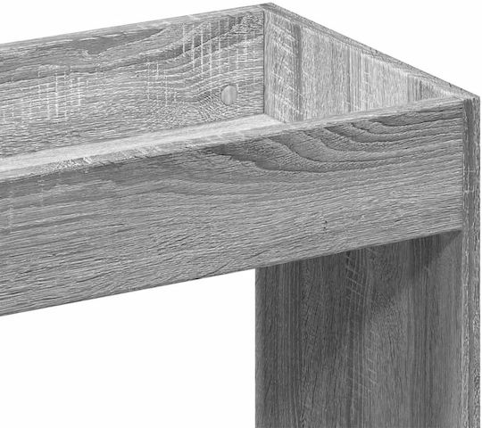 Шкаф за дневна от ПДЧ Сив Sonoma 63x33x100см