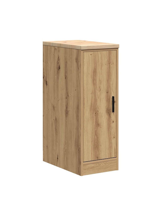 Wall Living Room Cabinet Made of Solid Wood Brown 30x51x85cm