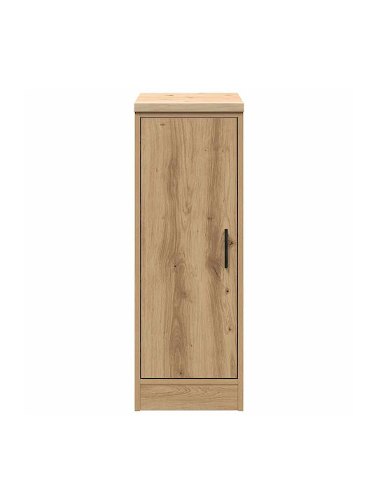 Wall Living Room Cabinet Made of Solid Wood Brown 30x51x85cm