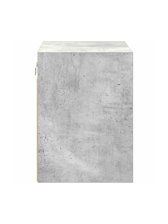 Wand Wohnzimmer Schrank aus Spanplatte Grau 40x30x41cm