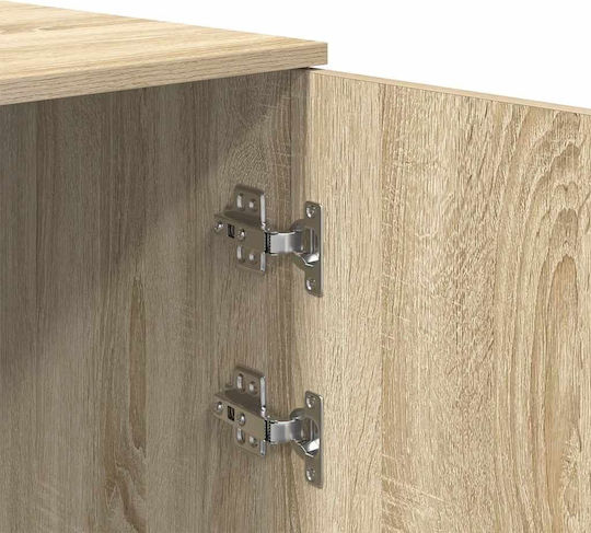 Wohnzimmerschrank aus Spanplatte Braun 50x45x103.5 cm
