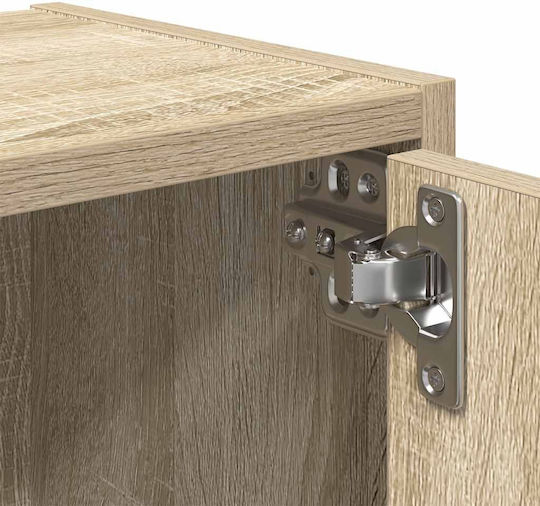 vidaXL Wohnzimmer Schrank aus Spanplatte Braune 40x24x52cm