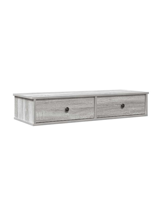 Shelf Wall Grey Sonoma 100x37.5x19cm