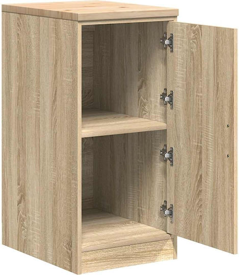 vidaXL Büroaufbewahrungsschrank aus Massivholz Natürlich 40x51x85cm