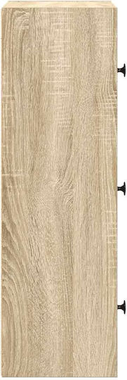 Wohnzimmerschrank aus Spanplatte Braun 40x24x77 cm