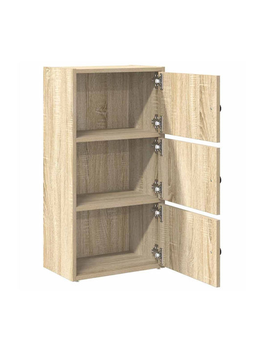 Living Room Cabinet Made of Particle Board Brown 40x24x77cm
