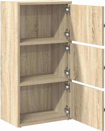 Wohnzimmerschrank aus Spanplatte Braun 40x24x77 cm