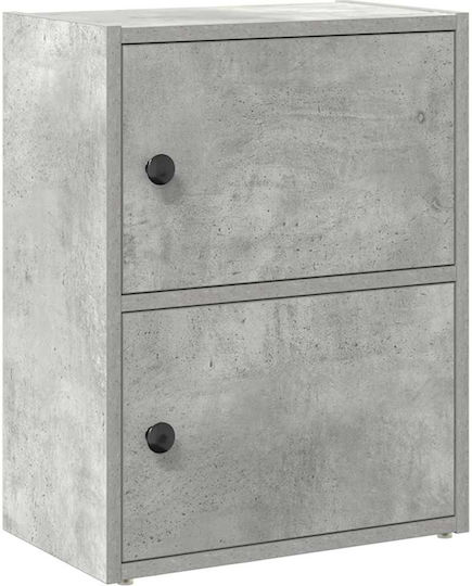Dulap de Sufragerie de Pardoseală din Placă Aglomerată Gri Beton 40x24x52 cm