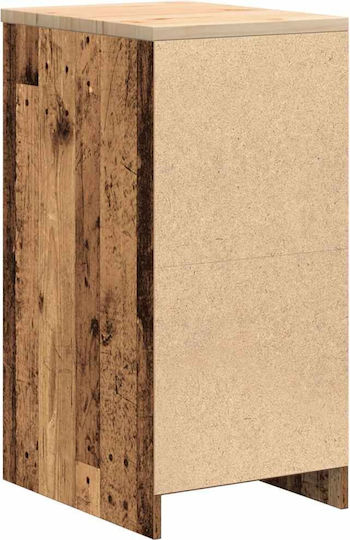 Ντουλάπι Σαλονιού από Μασίφ Ξύλο Καφέ 40x51x85cm