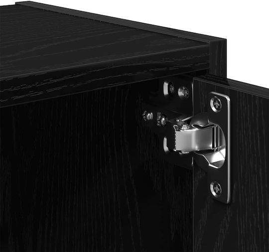 Шкаф за дневна от ПДЧ Черен Дъб 40x24x102см
