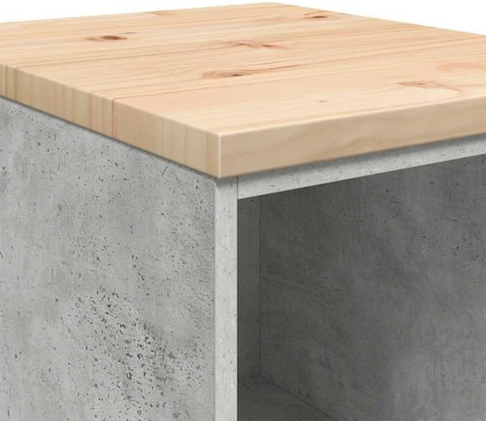 Ντουλάπι Γραφείου από Μασίφ Ξύλο Φυσικό 40x51x85cm