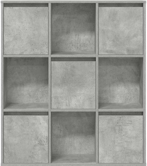 Bibliotecă Gri Beton 89x24x101,5 cm
