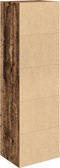 Bücherei Braun 31x24x102cm