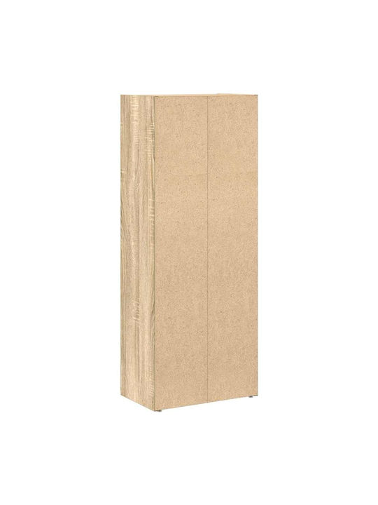 vidaXL Wohnzimmer Schrank aus Spanplatte Grau Beton 40x24x102cm