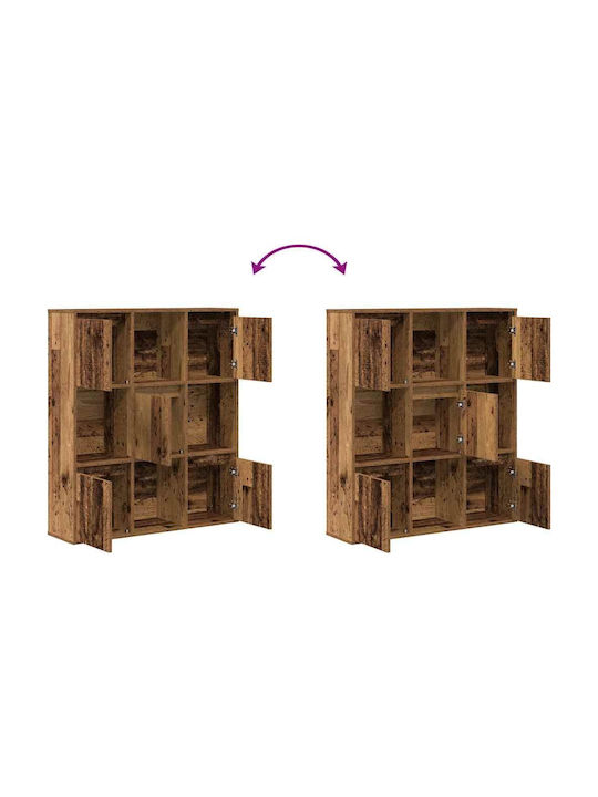Βιβλιοθήκη Καφέ 89x24x101.5εκ.