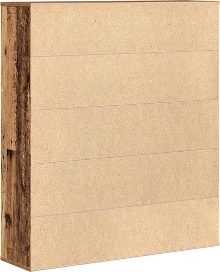 Βιβλιοθήκη Καφέ 89x24x101.5εκ.