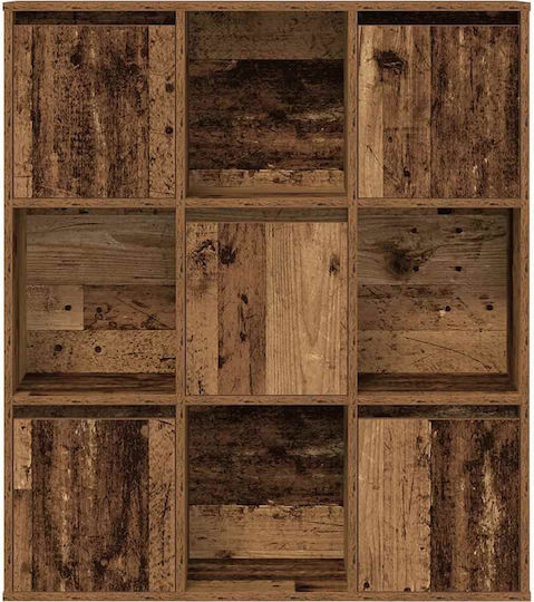 Βιβλιοθήκη Καφέ 89x24x101.5εκ.