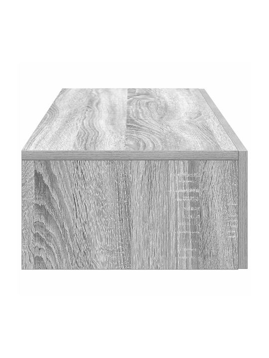 Grey Sonoma Wall Shelf 100x36x19cm