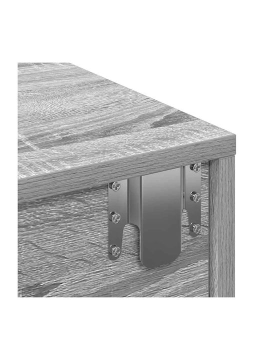 Grey Sonoma Wall Shelf 100x36x19cm