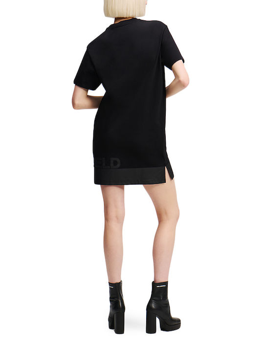 Karl Lagerfeld Mini Dress Black